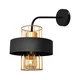 Zidna lampa VOLTA 1xE27/15W/230V 34 cm crna/ružičasto zlato
