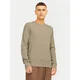 JACK & JONES Pulover JJEPerfect  temno bež