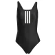 ADIDAS PERFORMANCE Športne enodelne kopalke črna/bela