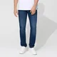 Slim fit farmerke sa efektom izbledelosti
