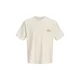 JACK & JONES Majica Norrebro bež/modra