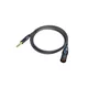 Canare L-2T2S mikrofon 6,0mm, XLR (M)/JACK TRS 6,3mm 7,5m, BLK