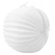 Lampion, okrogel, 22 cm, bel
