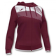 Joma Supernova II Hoodie Jacket Burgundy-White