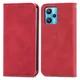 Rdeča Elegantna Flip torbica (Realme C31)