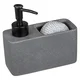 WENKO 54669100 - Dozator sapuna RESA 14,5x14,3 cm siva/crna