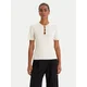 KARL LAGERFELD Bluza B1W18014 Écru Slim Fit