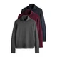 The Set Pulover temno modra/antracit/bordo