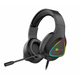 C-TECH gaming slušalke z mikrofonom Midas (GHS-17), priložnostne igre, RGB osvetlitev, 3,5 mm jack+USB(sub.) črne