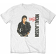 Michael Jackson Unisex majica Bad White XL