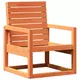 Vidaxl Vrtni stol voščeno rjav 57,5x63x76 cm trdna borovina