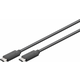 Kabel USB-C 3.2 Gen1 5 Gbit/s črn 3 m Goobay