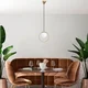 Opviq Luster Dolunay-4492, 15cm, IP20, Belo-zlatne boje