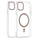 Transparent Color Ring MagSafe maska za iPhone 14 – Crna
