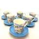 SIGMA Porcelanski Set za kafu 6/1 plavi N2106B