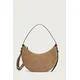 Tory Burch crossbody torbica ženska semišasta Romy Half Moon