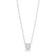 Brosway Elegantna srebrna ogrlica Fancy Infinite White FIW155