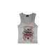 Ed Hardy Top In Memory Of When I Cared siva/zelena/temno rdeča/črna