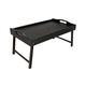 AtmoWood Lesena servirna mizica za v posteljo 50 x 30 cm temna