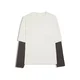 Bershka Majica ecru / antracit