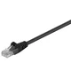 Goobay U/UTP CAT 5e patch 1,5 m črni mrežni povezovalni kabel