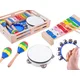JOKOMISIADA Komplet lesenih instrumentov 4 v 1 igrača IN0134