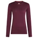 Ženska majica Icebreaker Merino 200 Oasis LS Crewe Dk Berry M