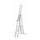 KRAUSE trodelna aluminijasta lestev (3x12 stopnic)