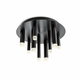 Redo 01-2041 - LED plafonsko svetlo MADISON 9xLED/4W/230V crna