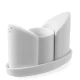 shumee Set začimb solnica poper zobotrebci beli porcelan - Hendi 786420
