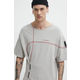 Pamučna majica A-COLD-WALL* Intersect T-Shirt za muškarce, boja: bež, s aplikacijom, ACWMTS179