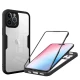 Črn Shield 360° ovitek (iPhone 15 Pro Max)