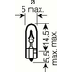 OSRAM žarnica 24V 1,2W (2x4,6d) steklena 10 kos.