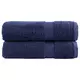 Vidaxl vidaXL Premium brisače SOLUND, 2 kosa, temno modre, 70 x 140 cm