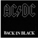 AC/DC Standard Patch Back in Black (Loose)
