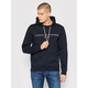 Tommy Hilfiger Puloverji TOMMY LOGO HOODY Modra