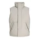 JACK & JONES Brezrokavnik JJESOHO svetlo siva