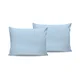 De Blue Plava Saten Jastučnica Set (2 Komada)