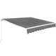 Stezna tenda - za balkon/terasu - ručna - 300 x 250 cm - UV otporna - antracit siva
