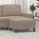 Vidaxl Stolček za noge taupe 70x55x41 cm tkanina iz mikrovlaken