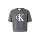 Calvin Klein Jeans Pulover pegasto siva/bela