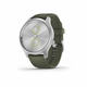 GARMIN pametni hibridni sat vivomove Style, Silver-Moss green