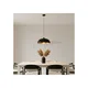 Brilagi - Luster na sajli ABRAHAM 1xE27/60W/230V pr. 35 cm crna