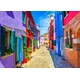 BlueBird - Puzzle Pisane hiše: Burano - 500 kosov