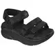 Skechers Ženske sandale DLux Walker Sandal-Sea-Scape, 119826-BBK, Crne