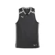Mens Puma Hoops Team Basketball Jersey, Black, Size M, Sports