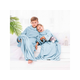 DecoKing DecoKing, Otroška TV odeja Lazy Kids 90x105 - svetlo modra