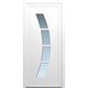 Zunanja vhodna vrata Solid Elements Kranj KF740 (70x1100x2100 mm, bela, leva, PVC)