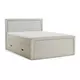 Kremno bela boxspring postelja s prostorom za shranjevanje 160x200 cm Fresco – Maison de Reve