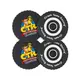 Rubber Road Crash Team Racing Nitro-Fueled Tyre komplet podmetača